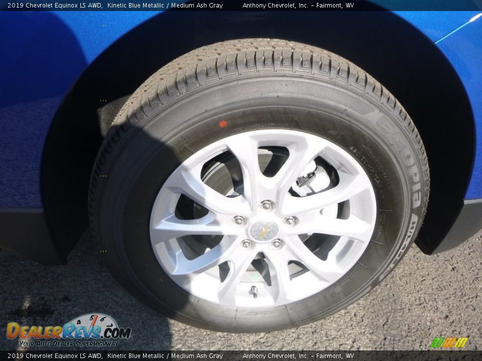 2019 Chevrolet Equinox LS AWD Kinetic Blue Metallic / Medium Ash Gray Photo #2