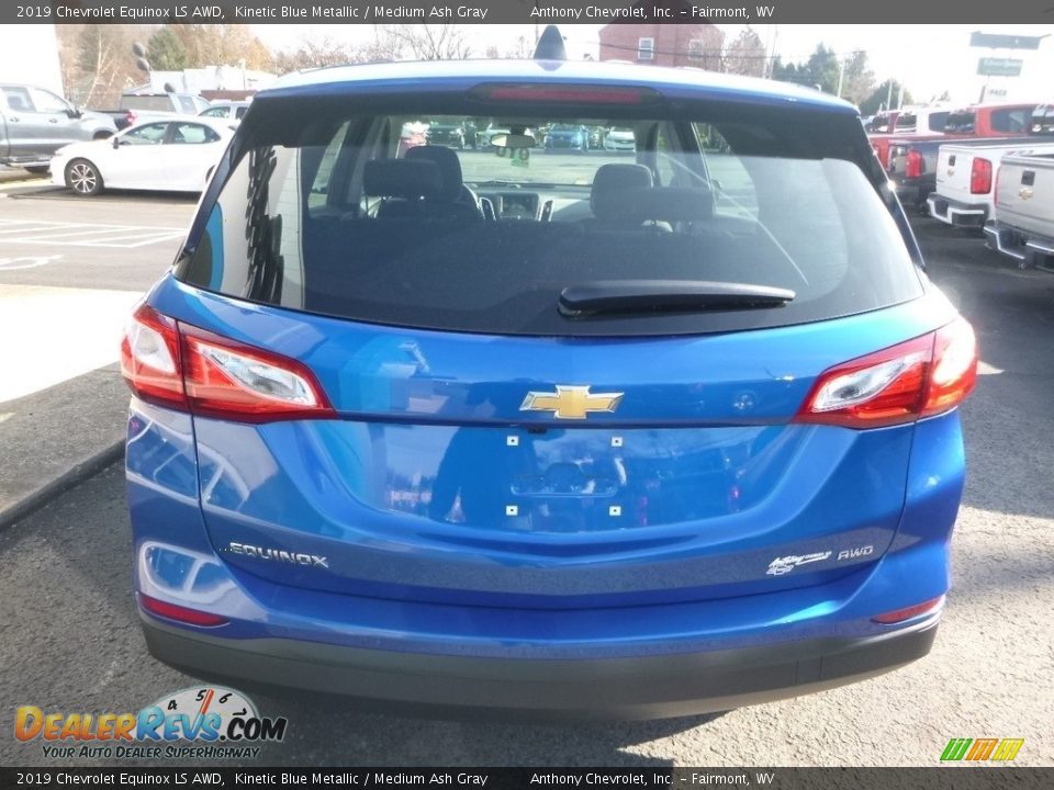 2019 Chevrolet Equinox LS AWD Kinetic Blue Metallic / Medium Ash Gray Photo #5