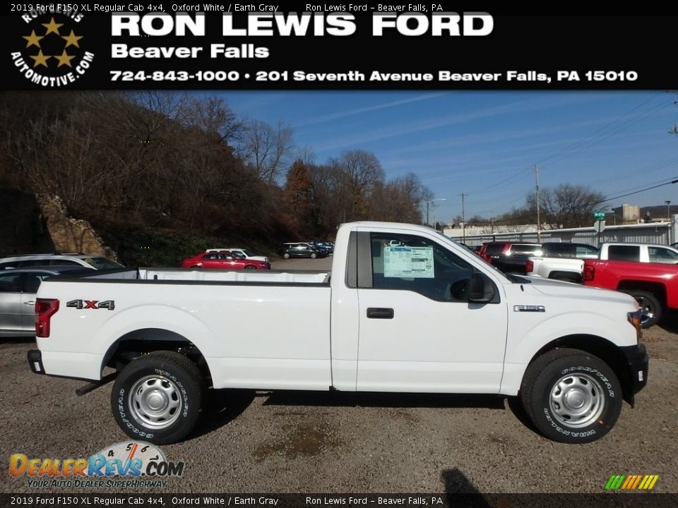 2019 Ford F150 XL Regular Cab 4x4 Oxford White / Earth Gray Photo #1