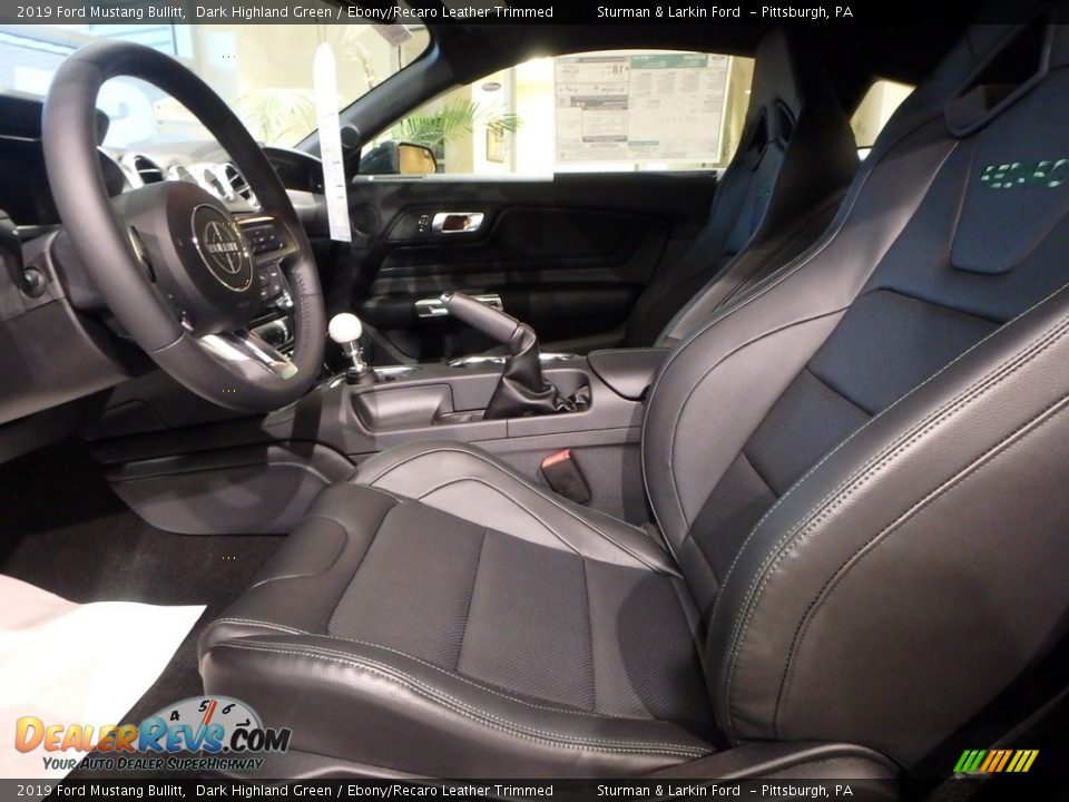 Front Seat of 2019 Ford Mustang Bullitt Photo #6