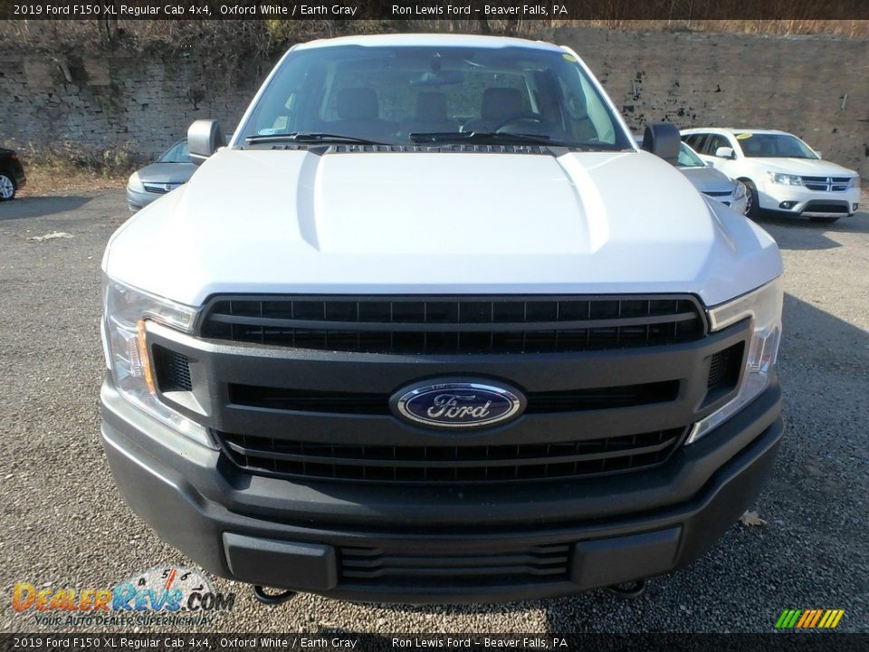 2019 Ford F150 XL Regular Cab 4x4 Oxford White / Earth Gray Photo #10