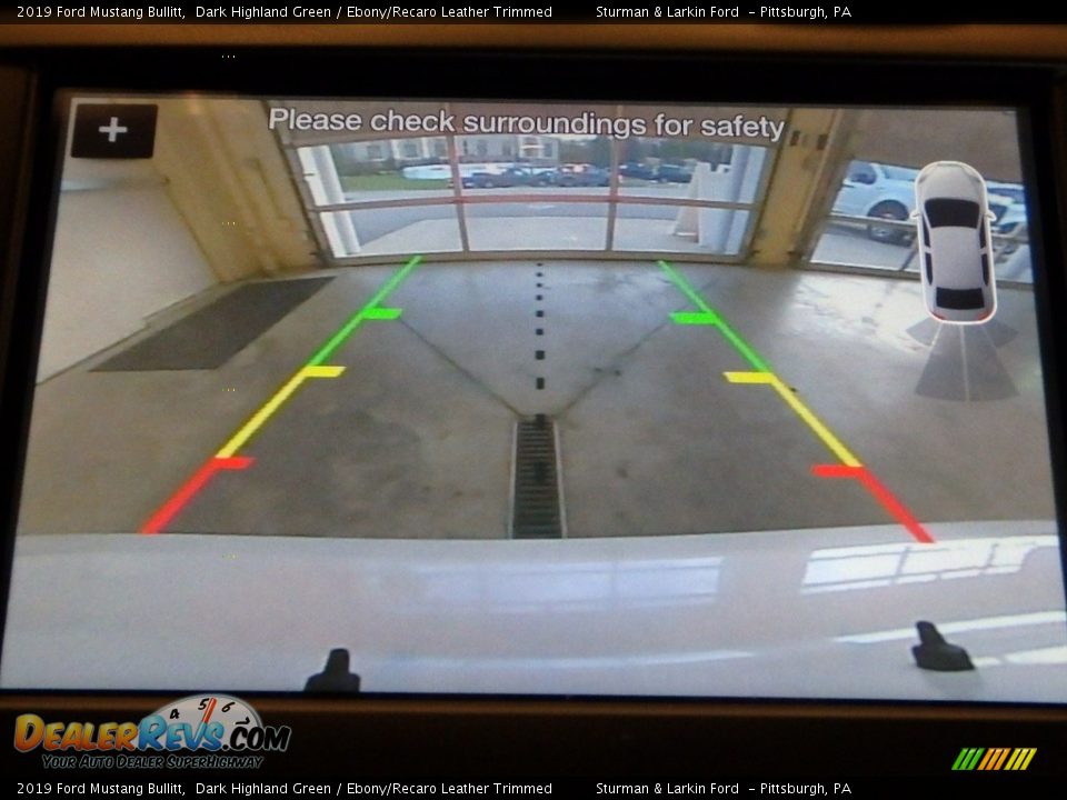 2019 Ford Mustang Bullitt Dark Highland Green / Ebony/Recaro Leather Trimmed Photo #13