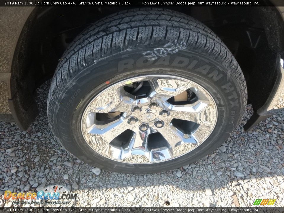 2019 Ram 1500 Big Horn Crew Cab 4x4 Granite Crystal Metallic / Black Photo #9