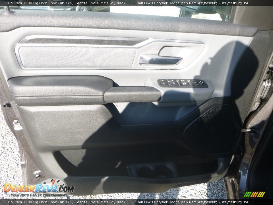 2019 Ram 1500 Big Horn Crew Cab 4x4 Granite Crystal Metallic / Black Photo #14