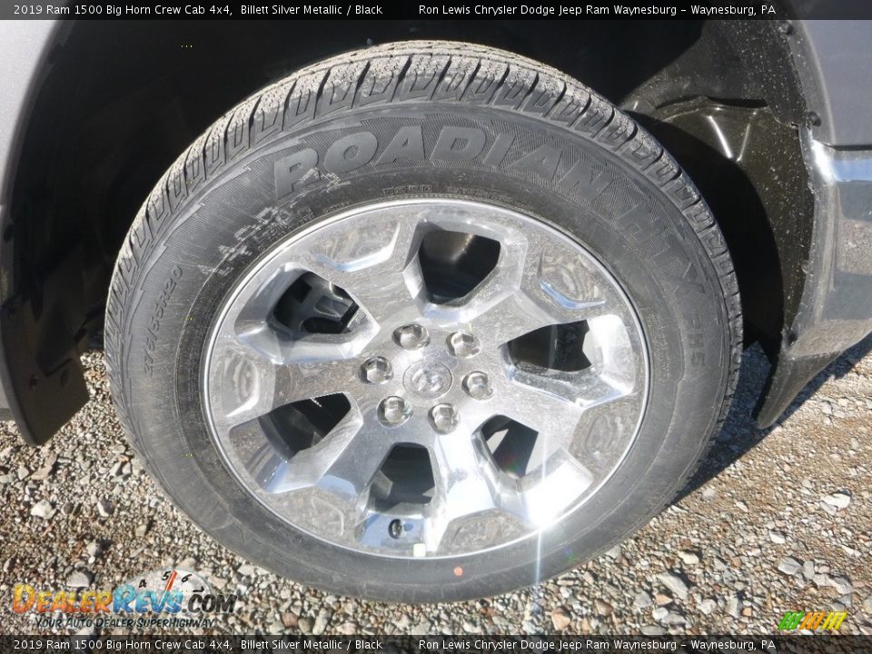 2019 Ram 1500 Big Horn Crew Cab 4x4 Billett Silver Metallic / Black Photo #2