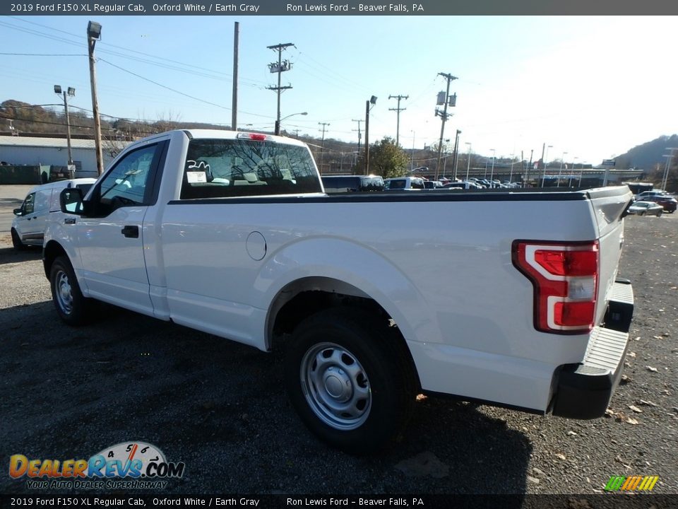 2019 Ford F150 XL Regular Cab Oxford White / Earth Gray Photo #7