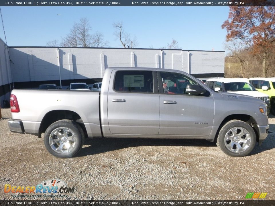 2019 Ram 1500 Big Horn Crew Cab 4x4 Billett Silver Metallic / Black Photo #7
