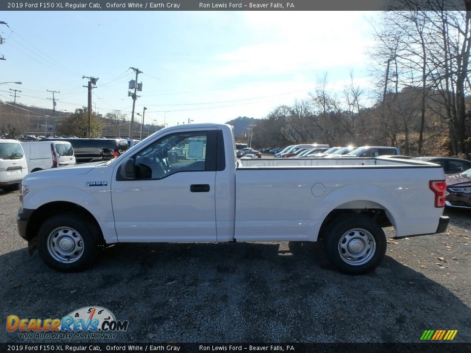 2019 Ford F150 XL Regular Cab Oxford White / Earth Gray Photo #8