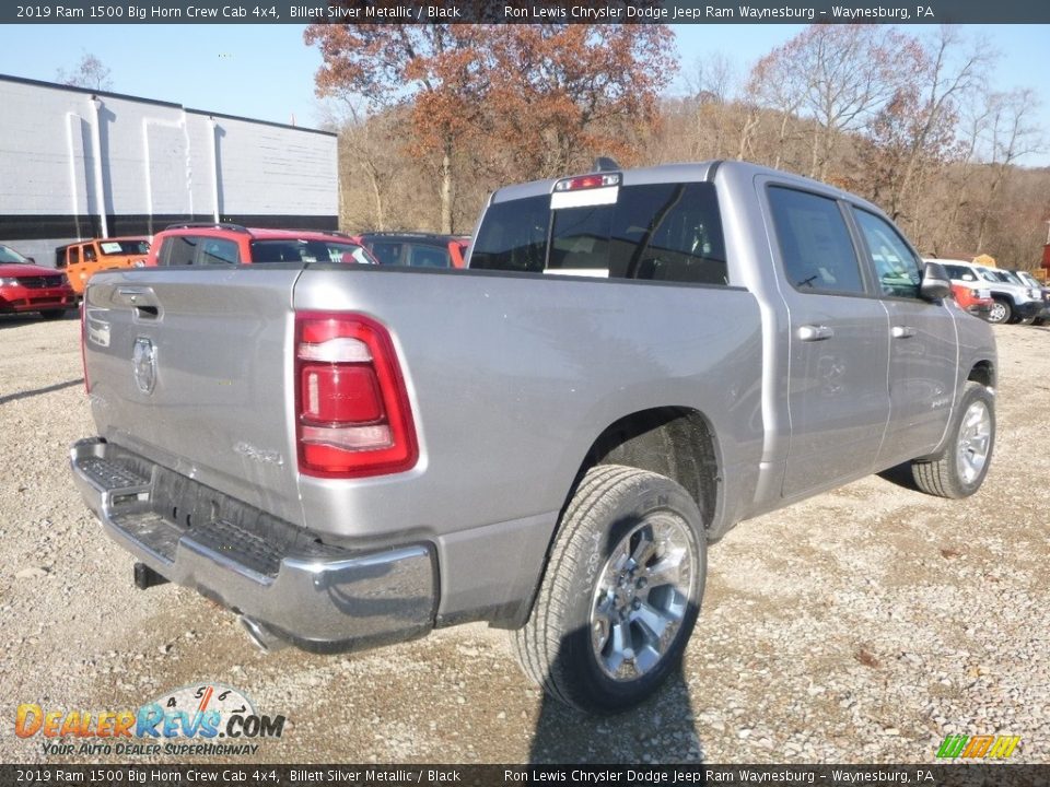 2019 Ram 1500 Big Horn Crew Cab 4x4 Billett Silver Metallic / Black Photo #8