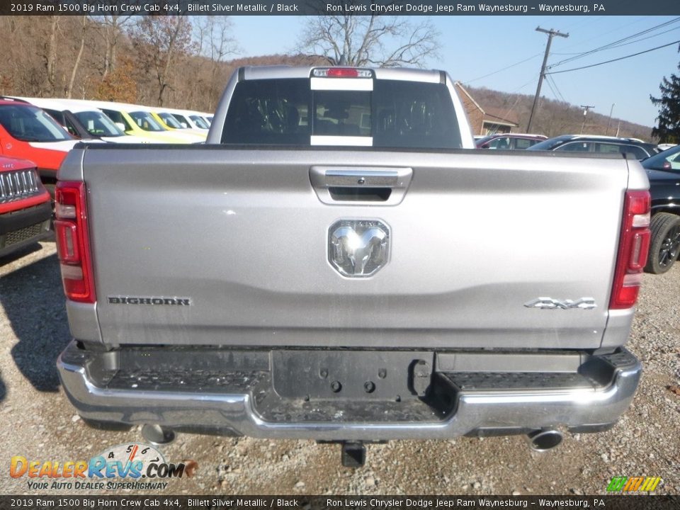 2019 Ram 1500 Big Horn Crew Cab 4x4 Billett Silver Metallic / Black Photo #9