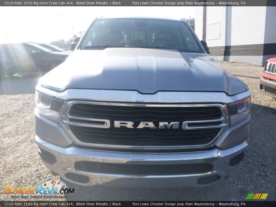 2019 Ram 1500 Big Horn Crew Cab 4x4 Billett Silver Metallic / Black Photo #11