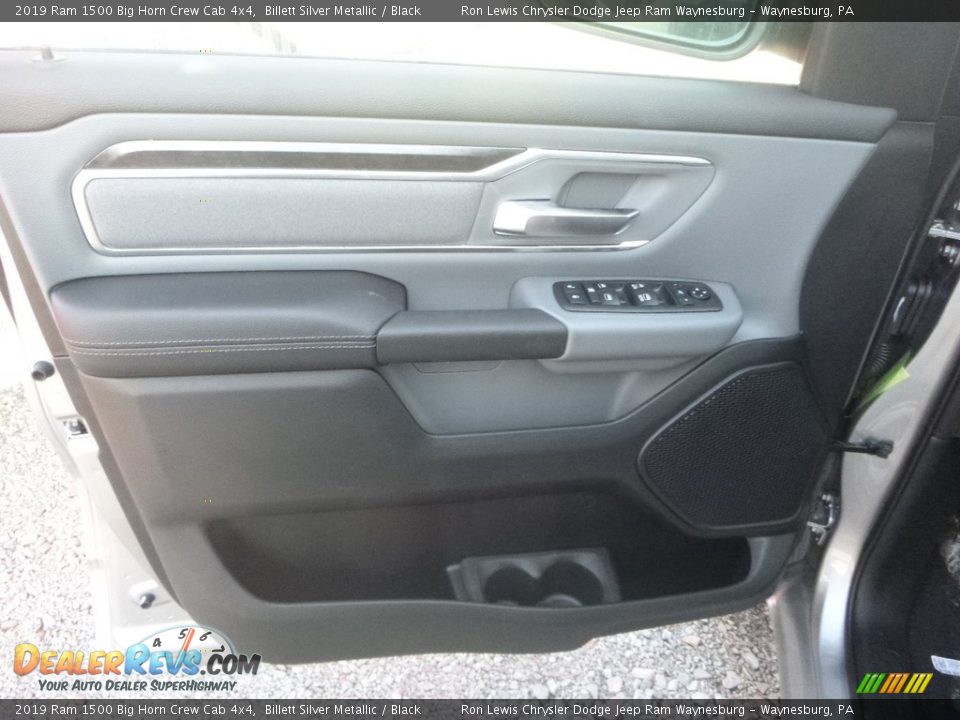 2019 Ram 1500 Big Horn Crew Cab 4x4 Billett Silver Metallic / Black Photo #12