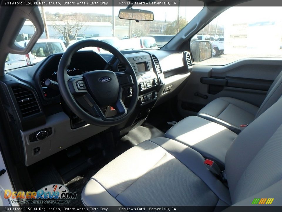 Earth Gray Interior - 2019 Ford F150 XL Regular Cab Photo #14