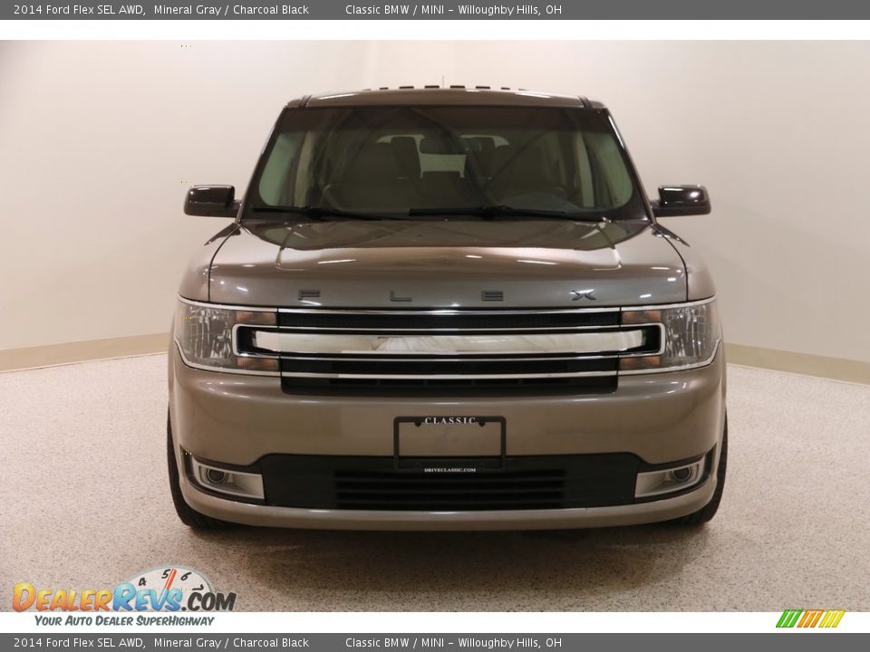 2014 Ford Flex SEL AWD Mineral Gray / Charcoal Black Photo #2