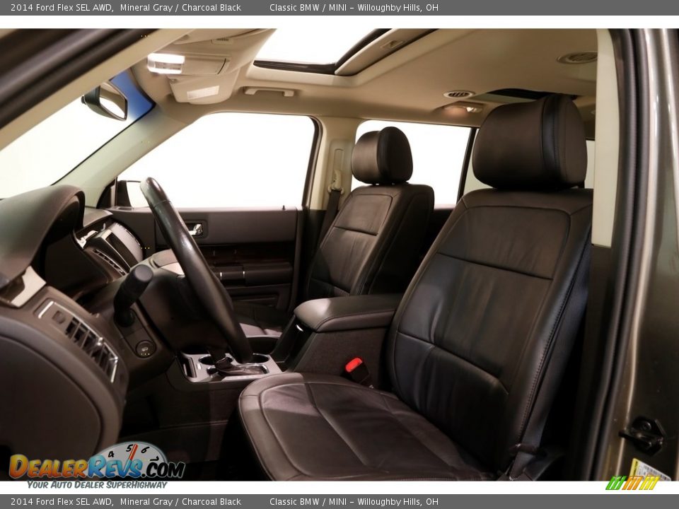 2014 Ford Flex SEL AWD Mineral Gray / Charcoal Black Photo #5