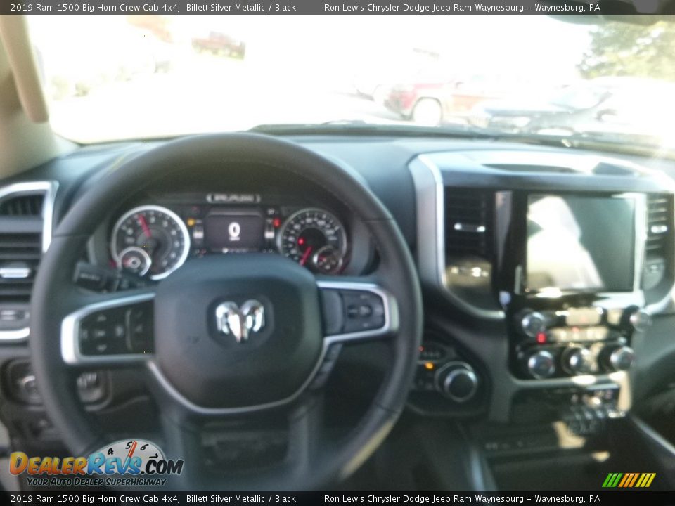 2019 Ram 1500 Big Horn Crew Cab 4x4 Billett Silver Metallic / Black Photo #20