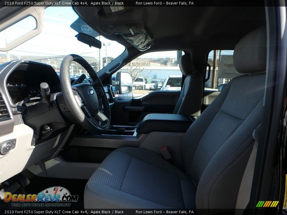 2019 Ford F250 Super Duty XLT Crew Cab 4x4 Agate Black / Black Photo #10