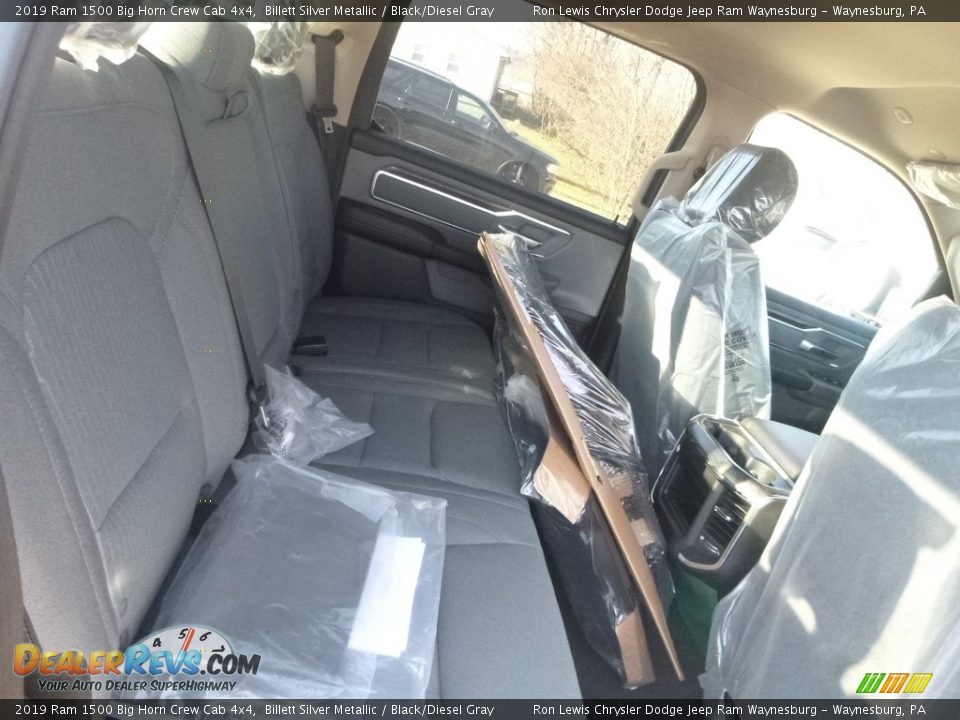 2019 Ram 1500 Big Horn Crew Cab 4x4 Billett Silver Metallic / Black/Diesel Gray Photo #12