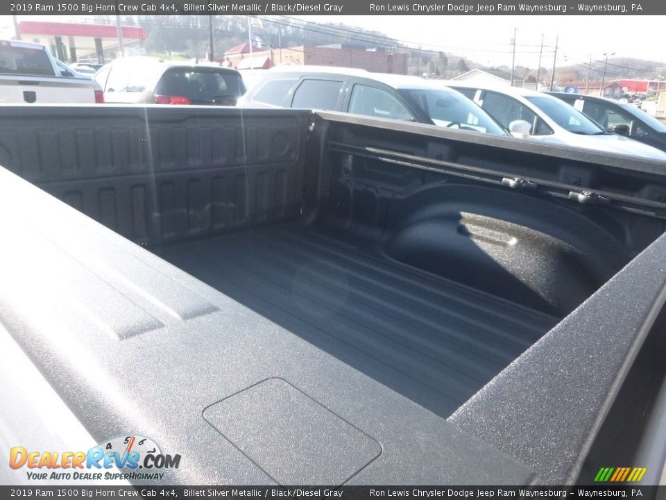 2019 Ram 1500 Big Horn Crew Cab 4x4 Billett Silver Metallic / Black/Diesel Gray Photo #13