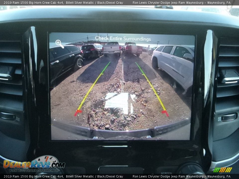 2019 Ram 1500 Big Horn Crew Cab 4x4 Billett Silver Metallic / Black/Diesel Gray Photo #18