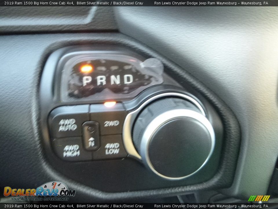 2019 Ram 1500 Big Horn Crew Cab 4x4 Billett Silver Metallic / Black/Diesel Gray Photo #20