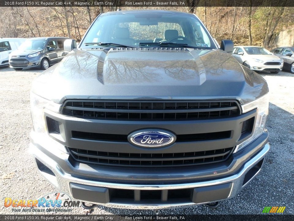 2018 Ford F150 XL Regular Cab 4x4 Magnetic / Earth Gray Photo #10
