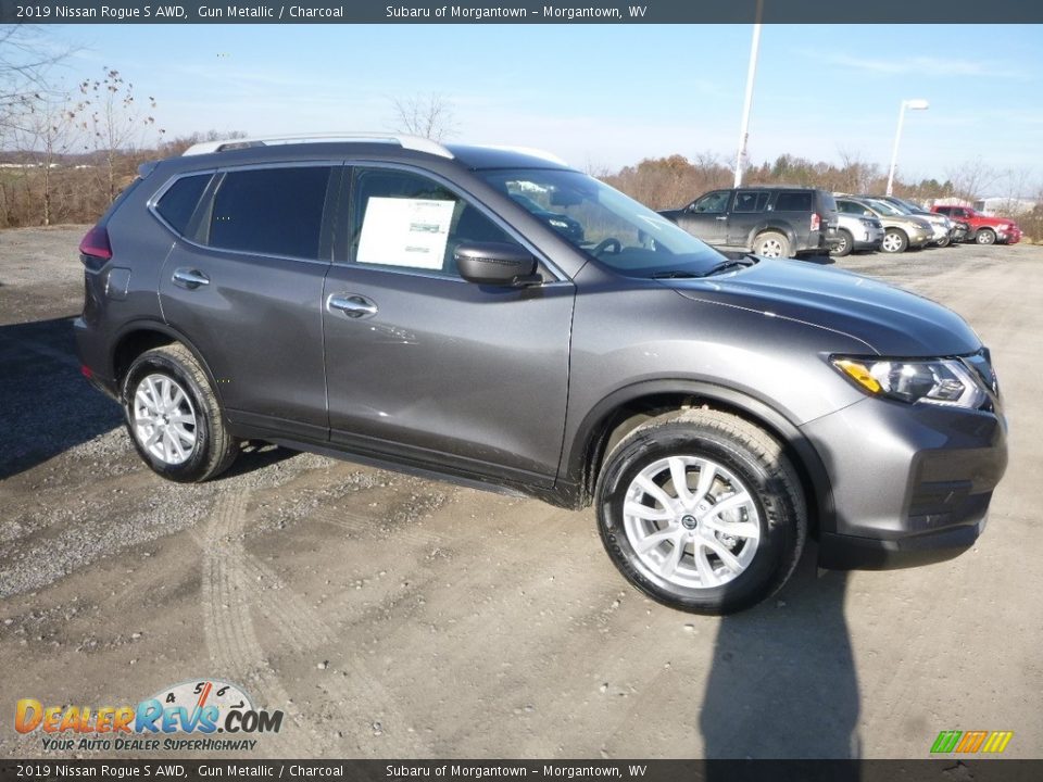 2019 Nissan Rogue S AWD Gun Metallic / Charcoal Photo #1