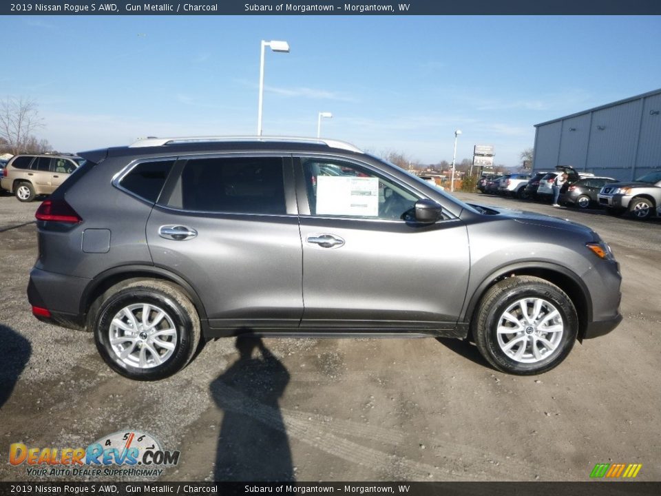 2019 Nissan Rogue S AWD Gun Metallic / Charcoal Photo #3