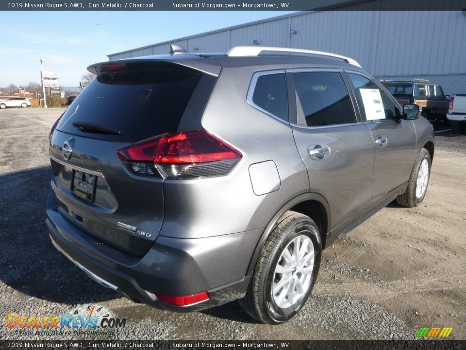 2019 Nissan Rogue S AWD Gun Metallic / Charcoal Photo #4