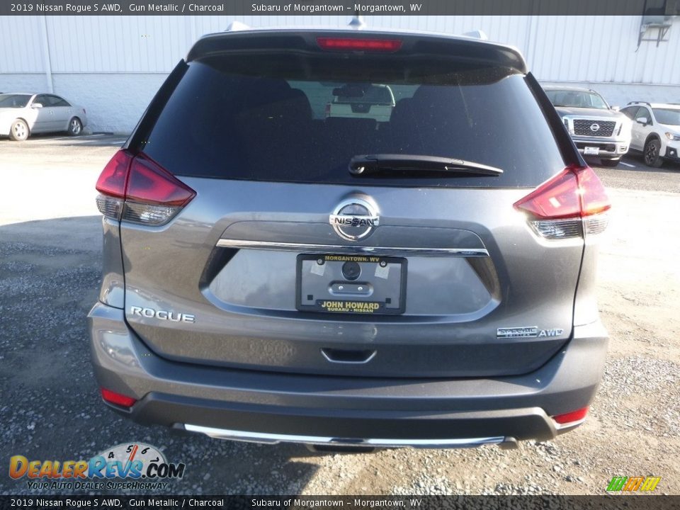 2019 Nissan Rogue S AWD Gun Metallic / Charcoal Photo #5