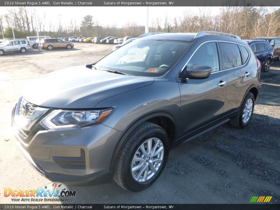2019 Nissan Rogue S AWD Gun Metallic / Charcoal Photo #8