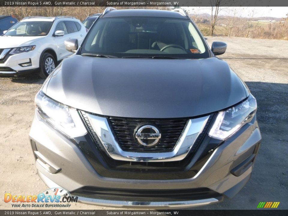 2019 Nissan Rogue S AWD Gun Metallic / Charcoal Photo #9