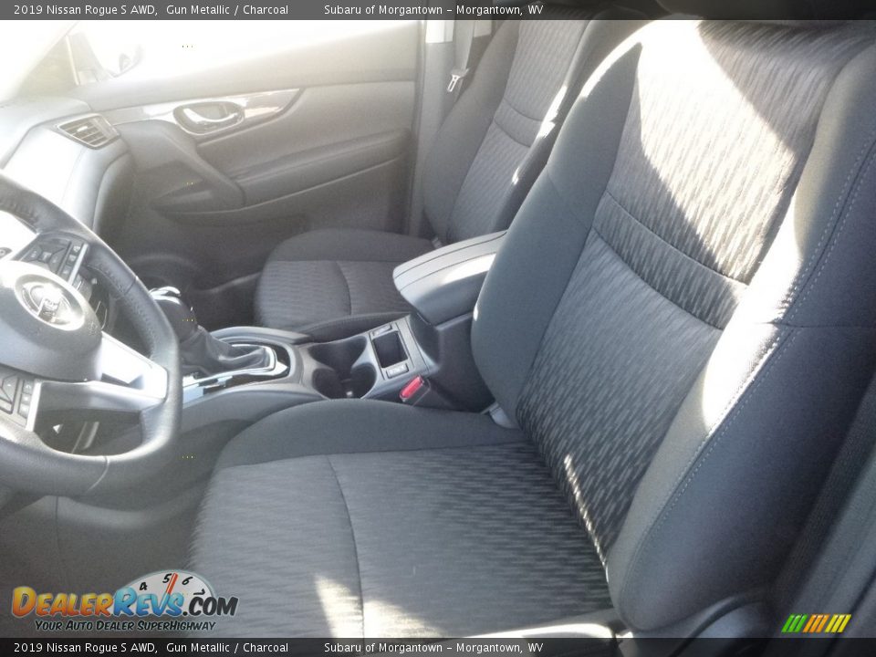 2019 Nissan Rogue S AWD Gun Metallic / Charcoal Photo #14