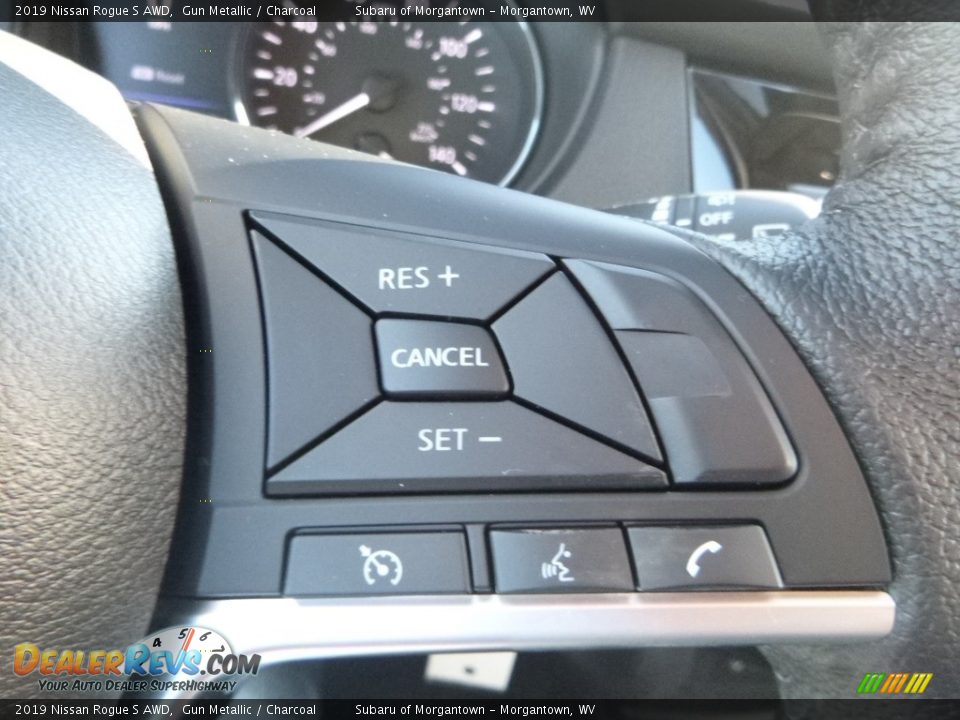2019 Nissan Rogue S AWD Gun Metallic / Charcoal Photo #17