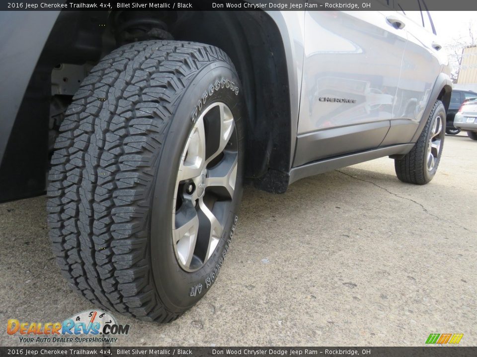 2016 Jeep Cherokee Trailhawk 4x4 Billet Silver Metallic / Black Photo #10