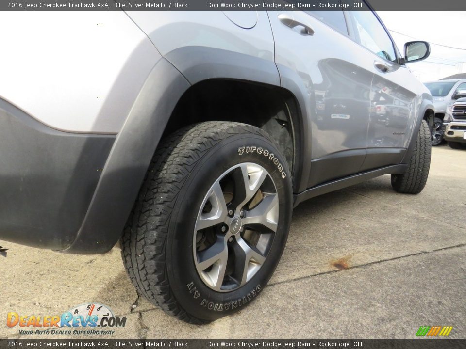 2016 Jeep Cherokee Trailhawk 4x4 Billet Silver Metallic / Black Photo #18