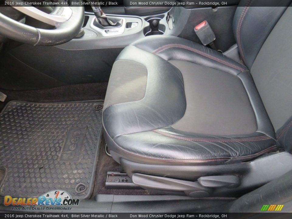 2016 Jeep Cherokee Trailhawk 4x4 Billet Silver Metallic / Black Photo #20