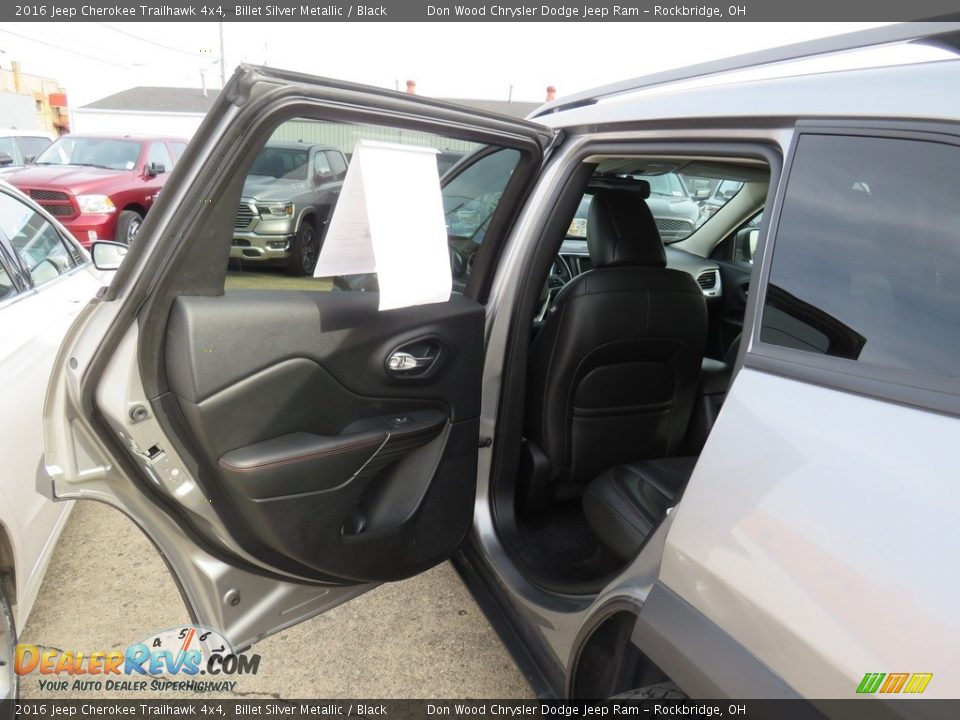 2016 Jeep Cherokee Trailhawk 4x4 Billet Silver Metallic / Black Photo #23