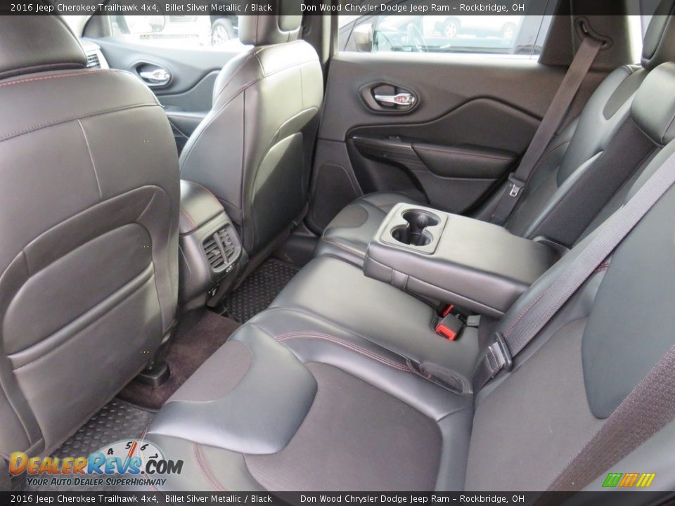 2016 Jeep Cherokee Trailhawk 4x4 Billet Silver Metallic / Black Photo #24