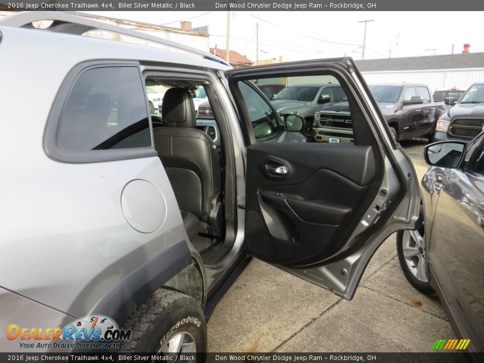2016 Jeep Cherokee Trailhawk 4x4 Billet Silver Metallic / Black Photo #25