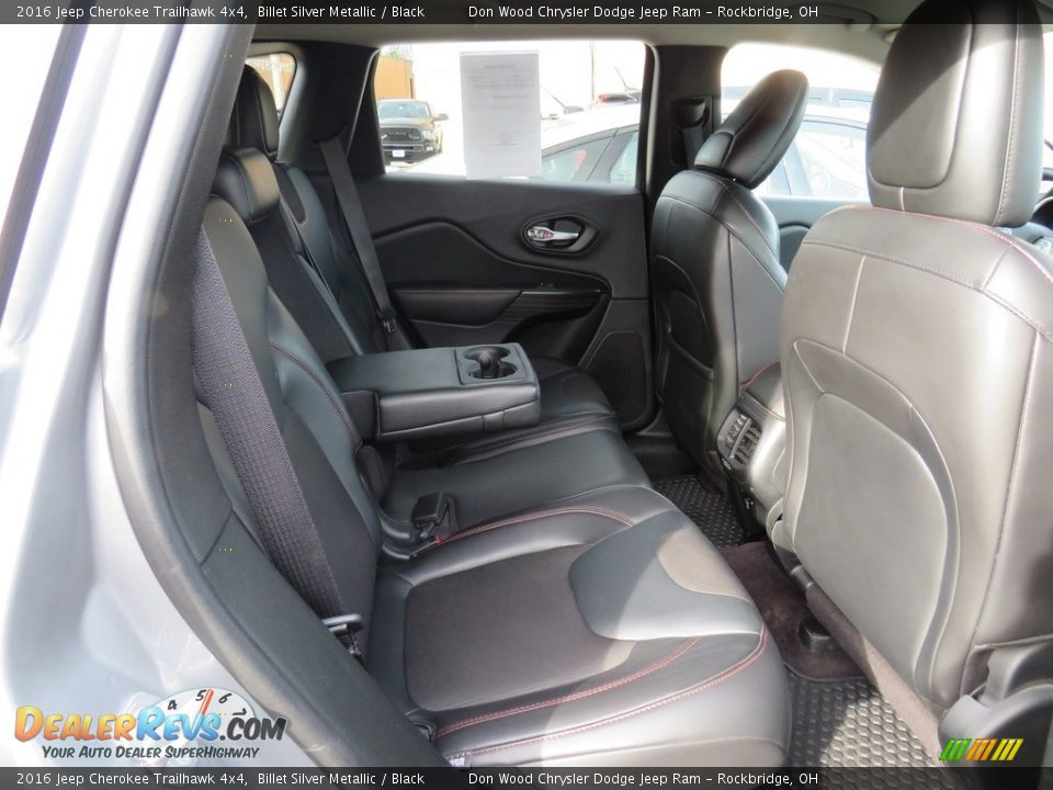 2016 Jeep Cherokee Trailhawk 4x4 Billet Silver Metallic / Black Photo #26