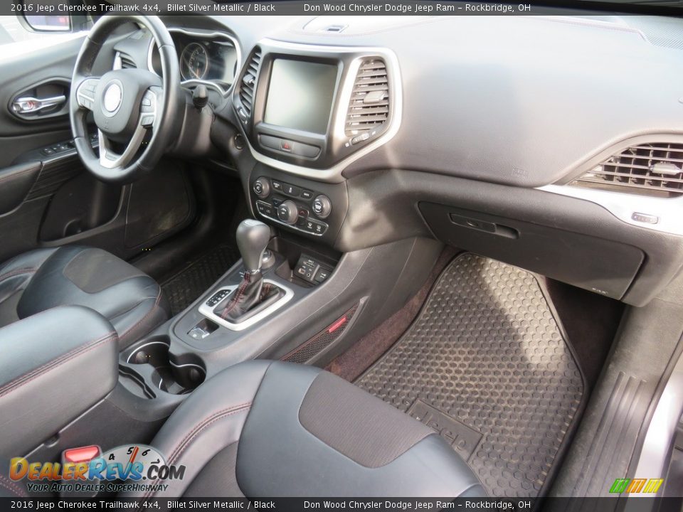 2016 Jeep Cherokee Trailhawk 4x4 Billet Silver Metallic / Black Photo #30