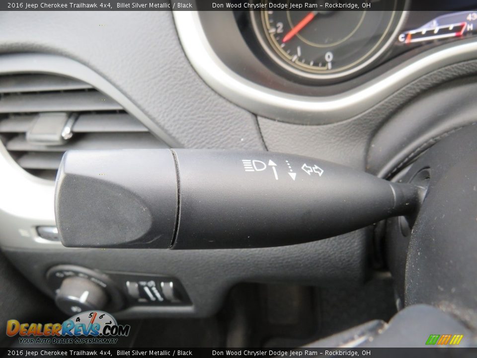 2016 Jeep Cherokee Trailhawk 4x4 Billet Silver Metallic / Black Photo #36