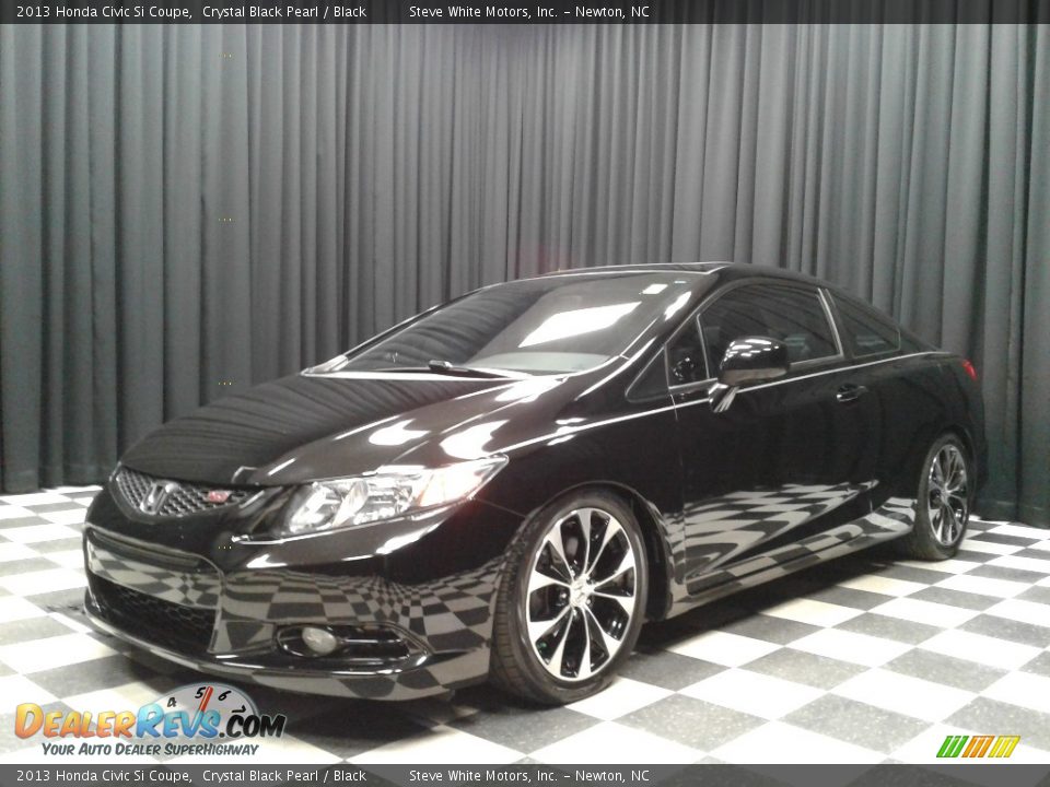 2013 Honda Civic Si Coupe Crystal Black Pearl / Black Photo #2