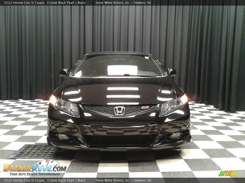 2013 Honda Civic Si Coupe Crystal Black Pearl / Black Photo #3