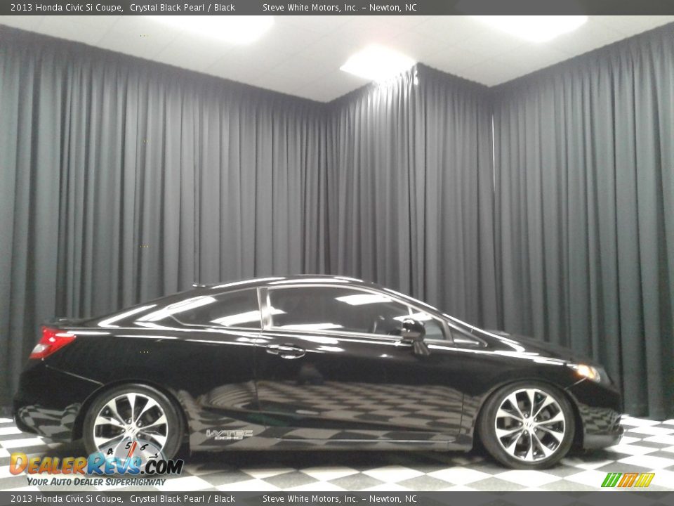 2013 Honda Civic Si Coupe Crystal Black Pearl / Black Photo #5