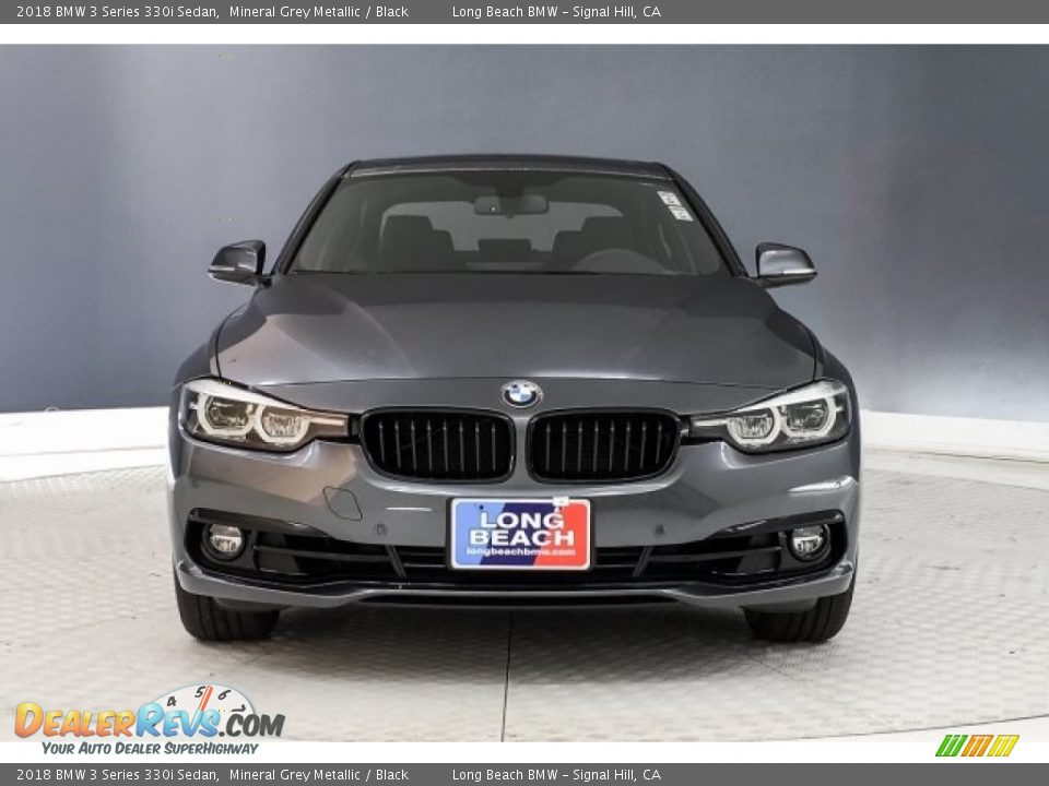 2018 BMW 3 Series 330i Sedan Mineral Grey Metallic / Black Photo #2