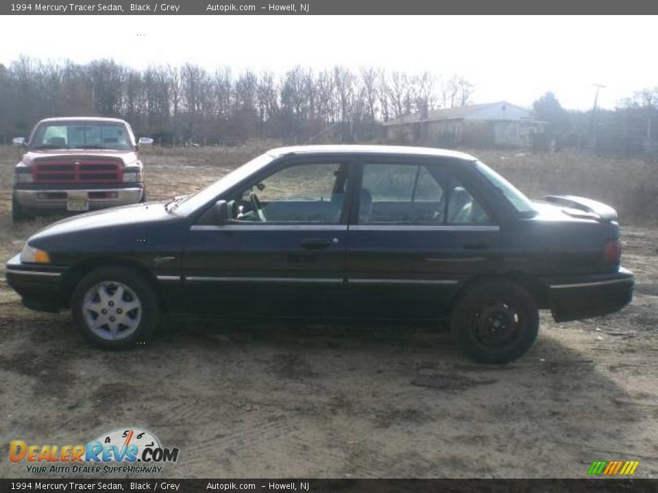 1994 Mercury Tracer Sedan Black / Grey Photo #1