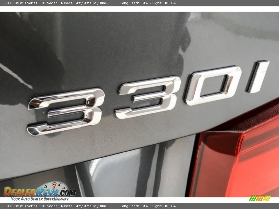2018 BMW 3 Series 330i Sedan Mineral Grey Metallic / Black Photo #7