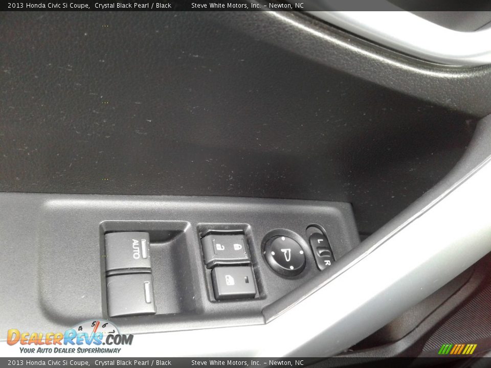 2013 Honda Civic Si Coupe Crystal Black Pearl / Black Photo #9